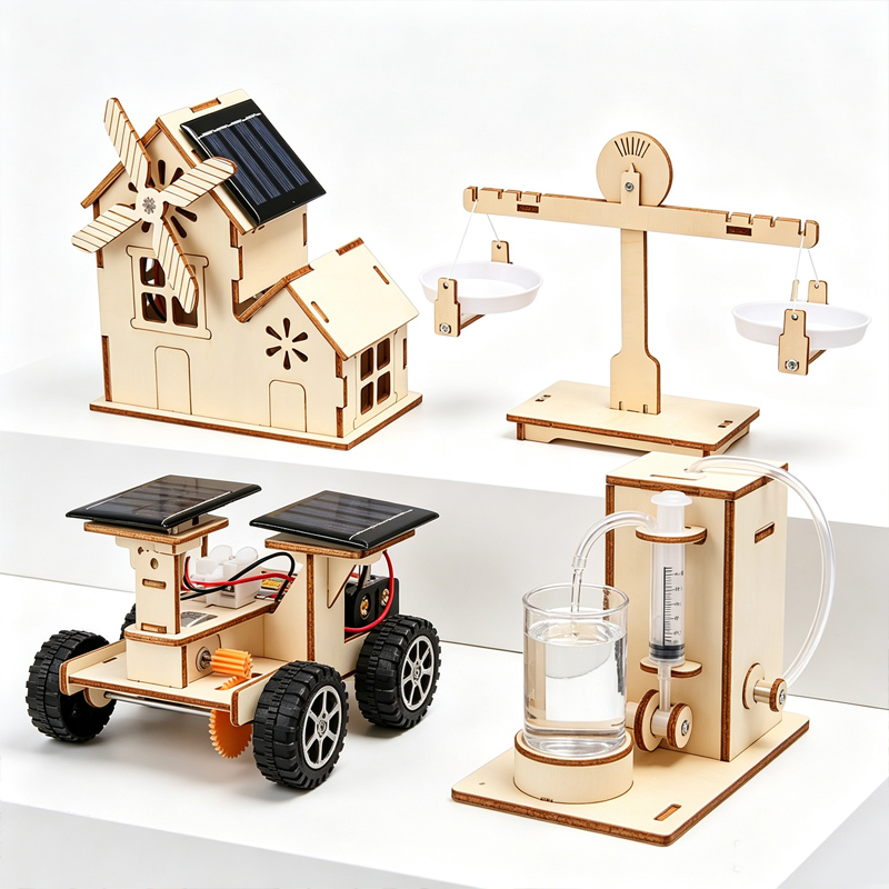 Wooden Kids Educational Toys D - Science Project Physics 评论和价格
