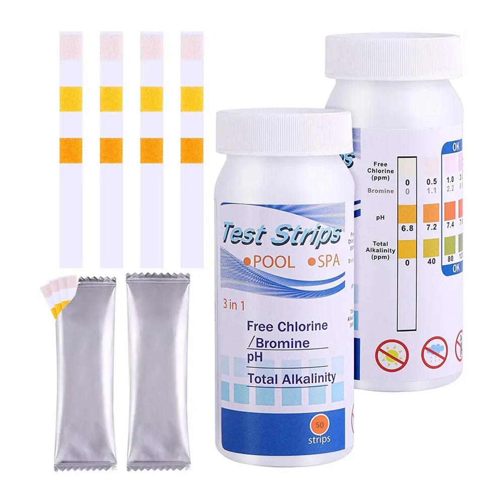 50pcs Chlorine PH Test Strips  - Water Testing Kit 评论和价格