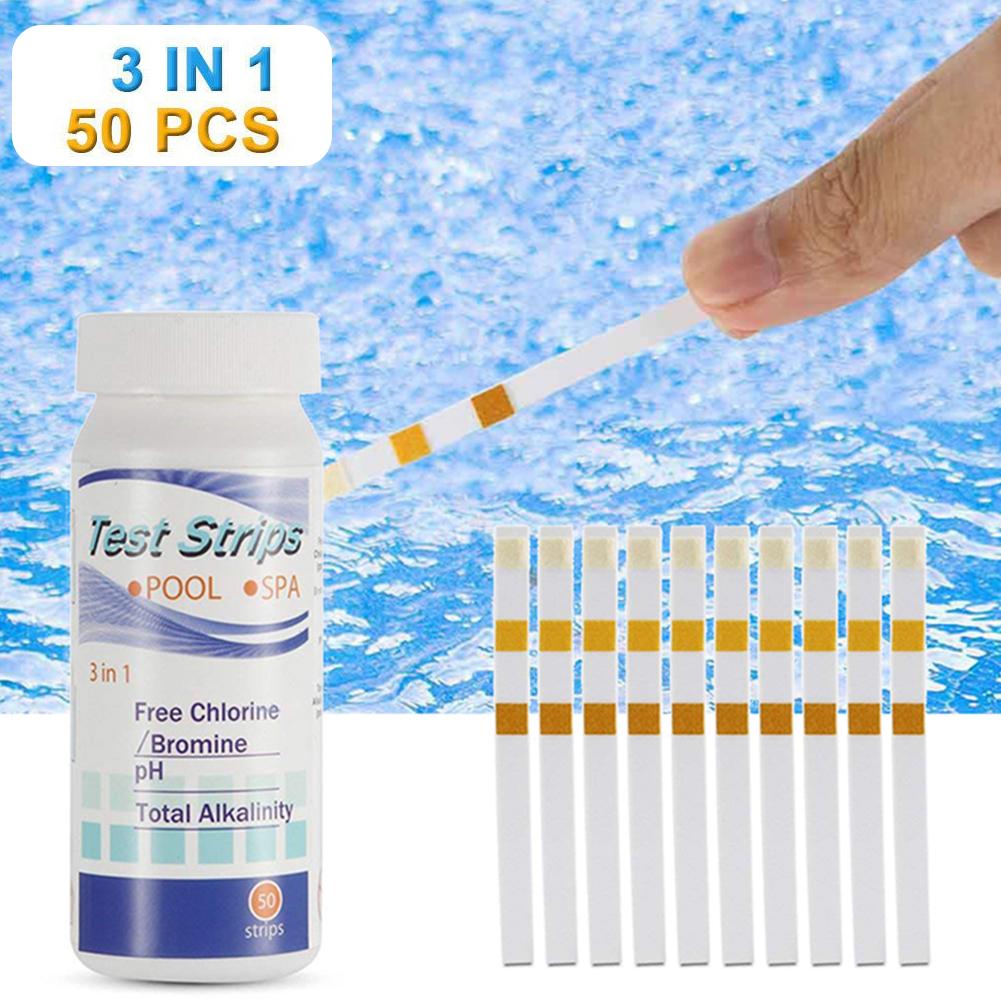 50pcs Chlorine PH Test Strips  - Water Testing Kit 评论和价格