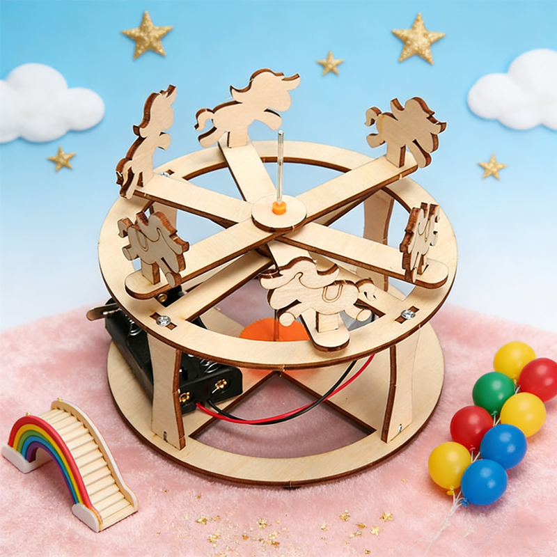 HUAHUABuild Your Own Carousel  - Science Project Diy 评论和价格