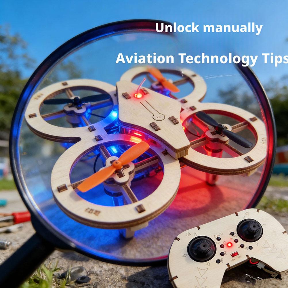 DIY Wooden RC Drone Quadcopter - Science Project Kit 评论和价格