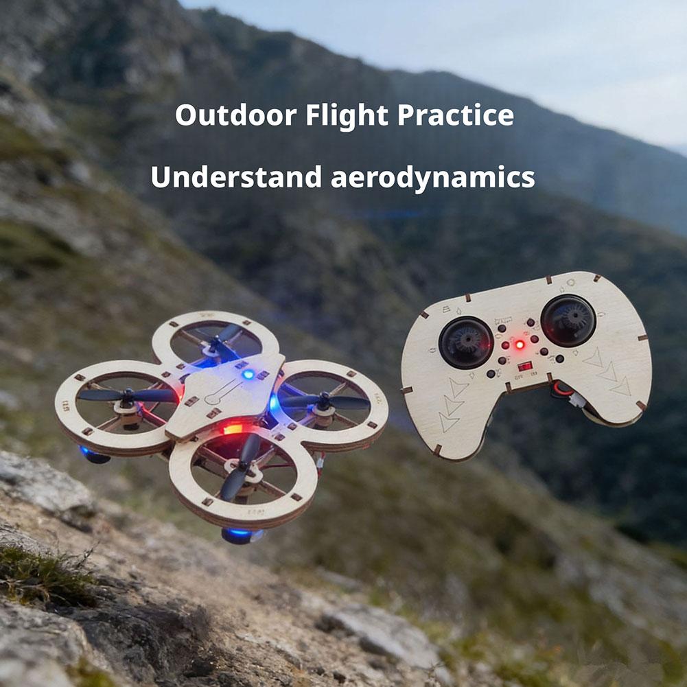 DIY Wooden RC Drone Quadcopter - Science Project Kit 评论和价格