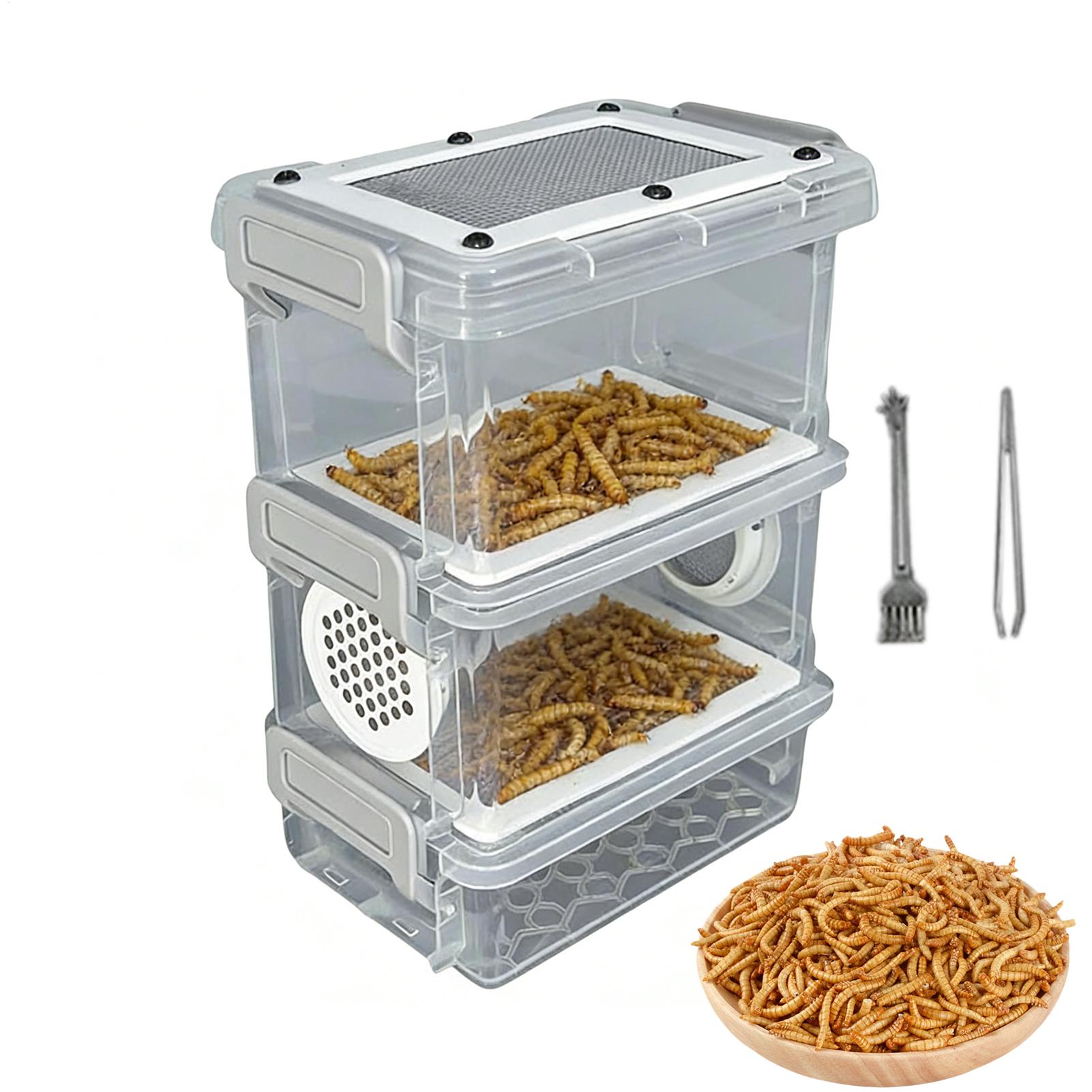 Mealworm Breeding Kit 3-Layer  - Science Hobbyist 评论和价格