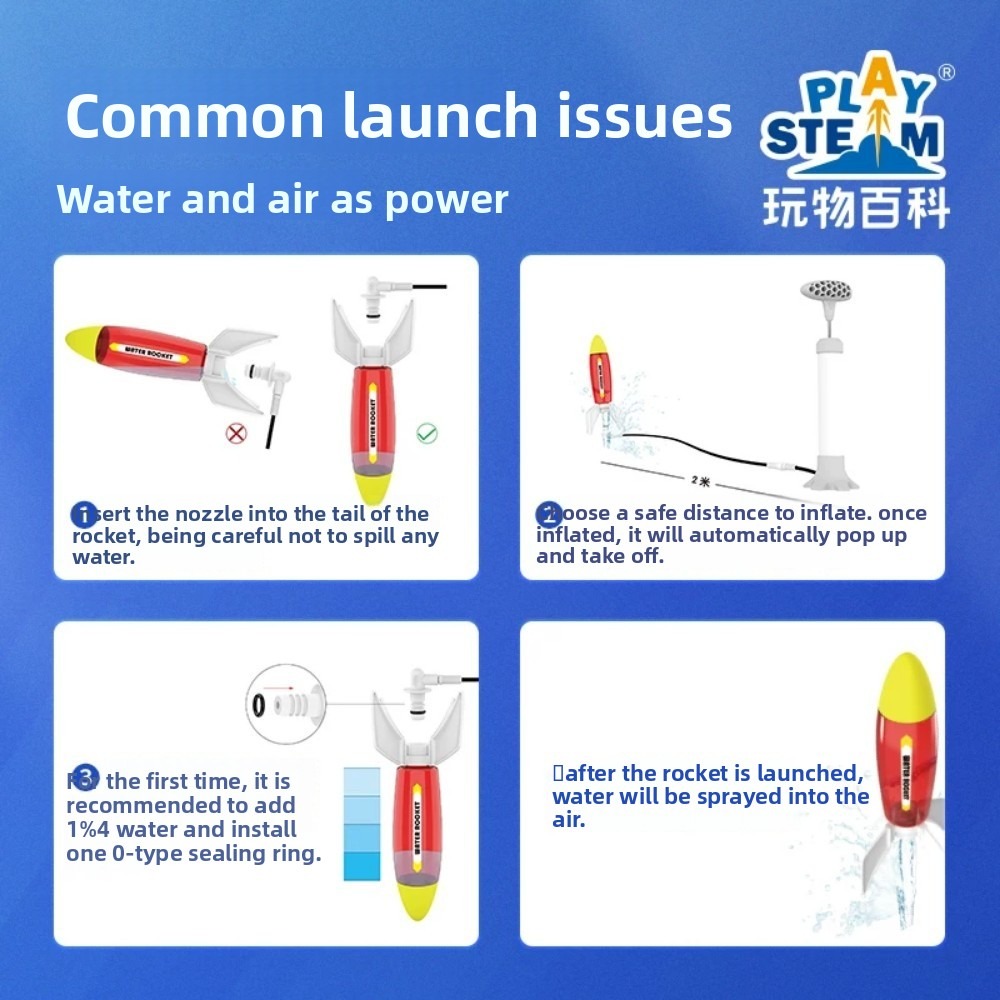 Water Rocket Science Experimen - Science Project Physics 评论和价格