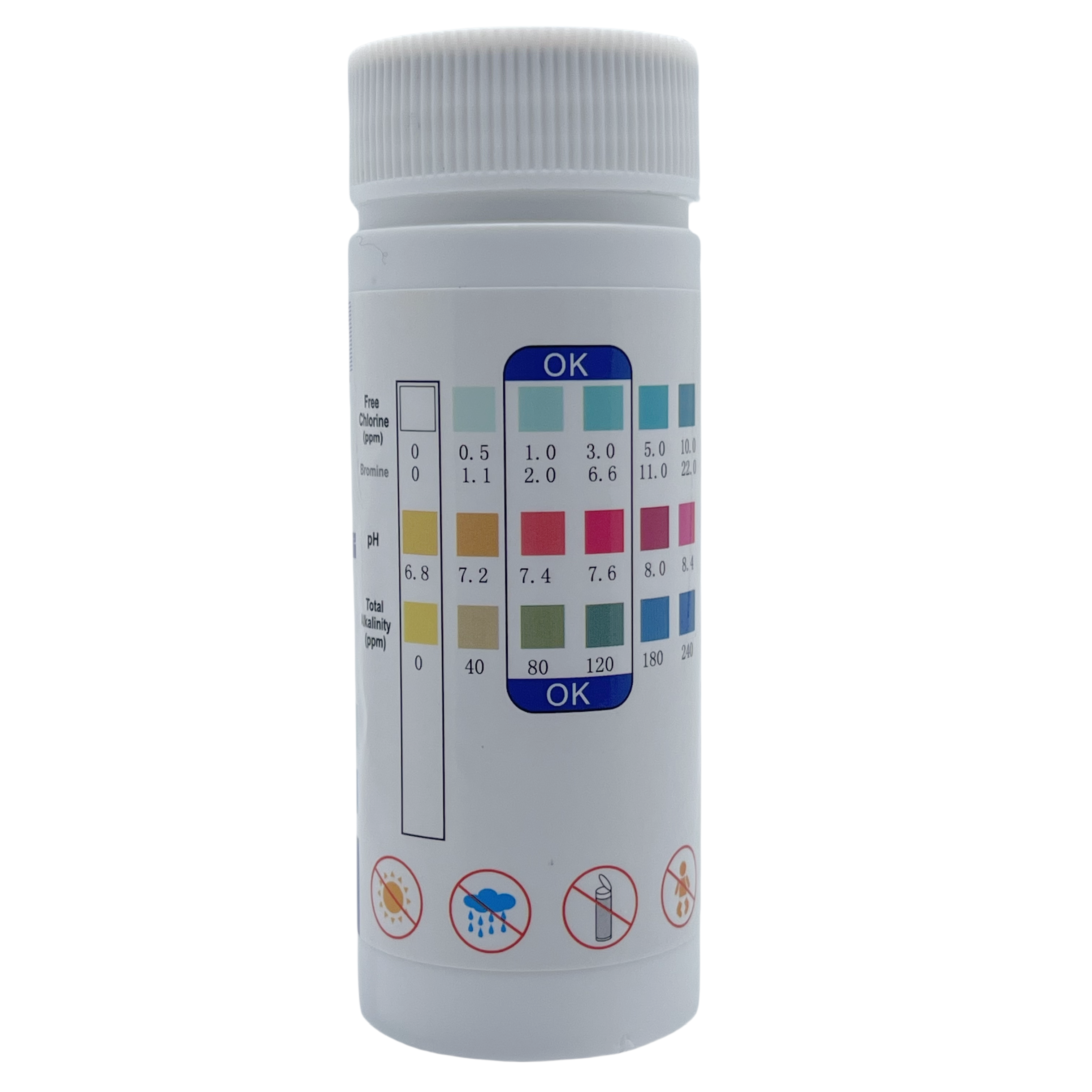 Chlorine PH Test Strips SPA Sw - Water Testing Kit 评论和价格
