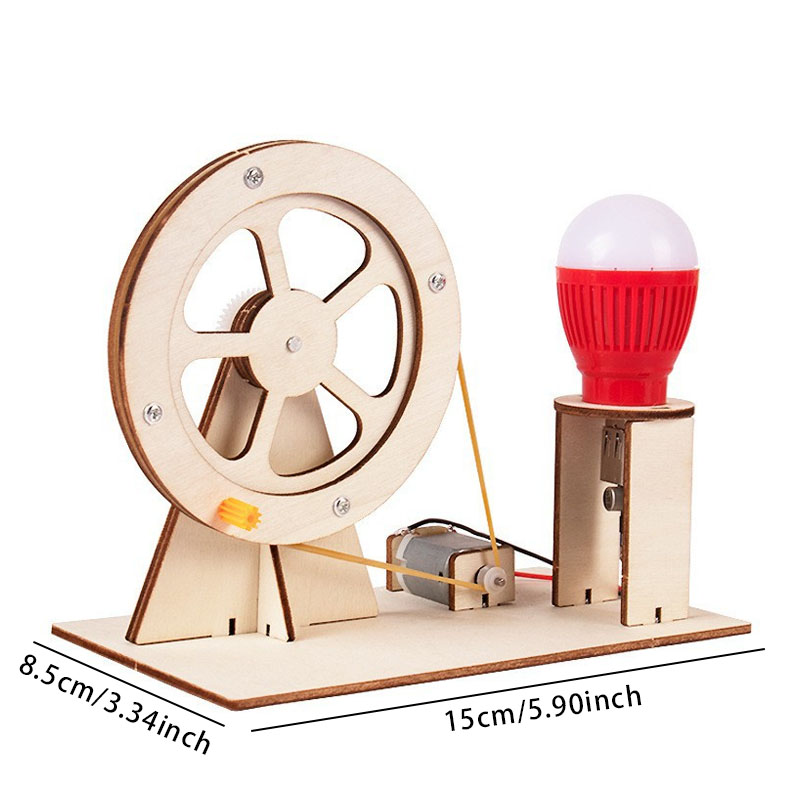 DIY Wooden Hand Generator Kids - Science Project Diy 评论和价格