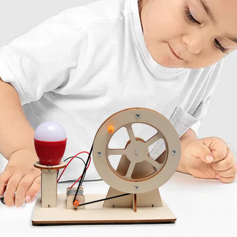 DIY Wooden Hand Generator Kids - Science Project Diy 评论和价格