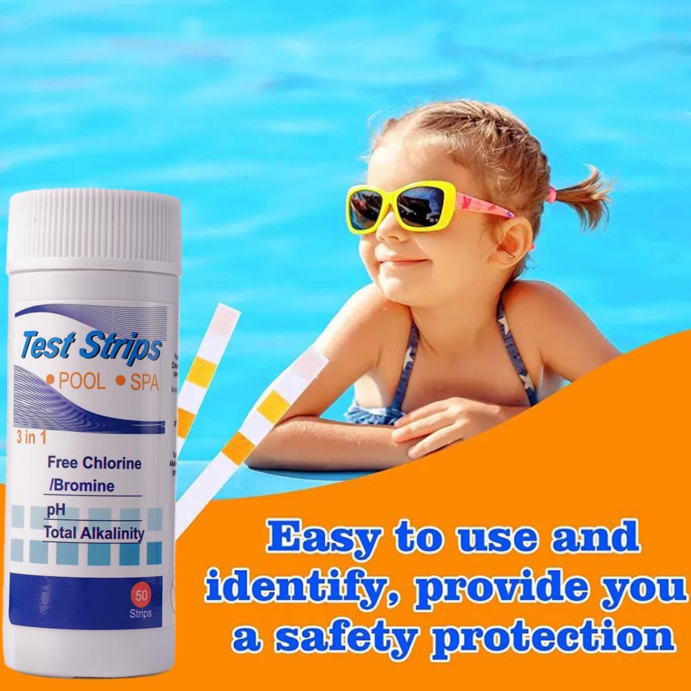 50/150/250 Strips 3-IN-1 Swimm - Water Testing Kit 评论和价格