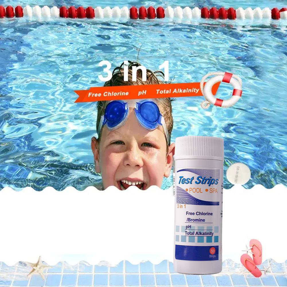 50/150/250 Strips 3-IN-1 Swimm - Water Testing Kit 评论和价格