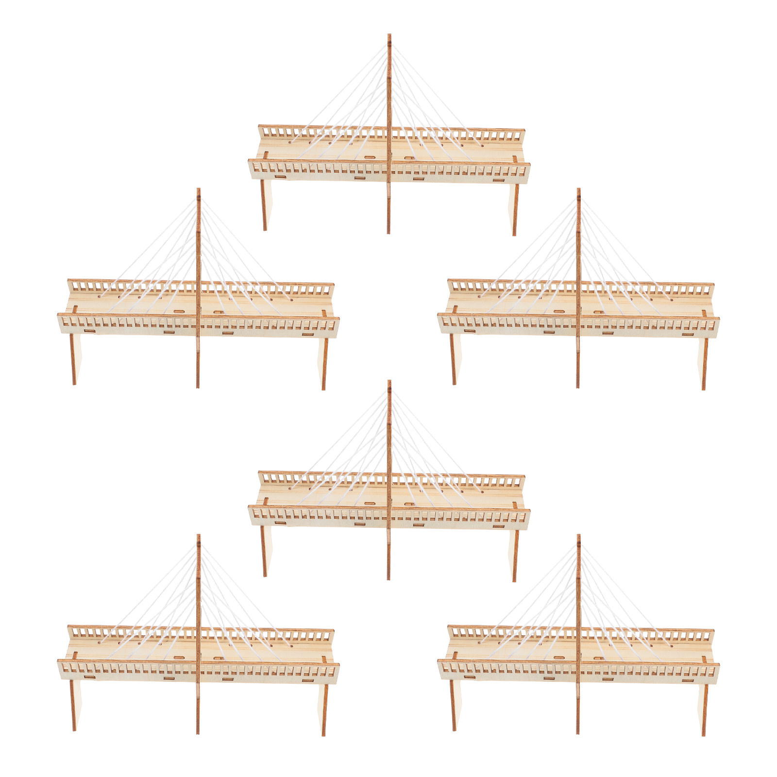 6Sets Stem Cable-Stayed Bridge - Science Project Physics 评论和价格