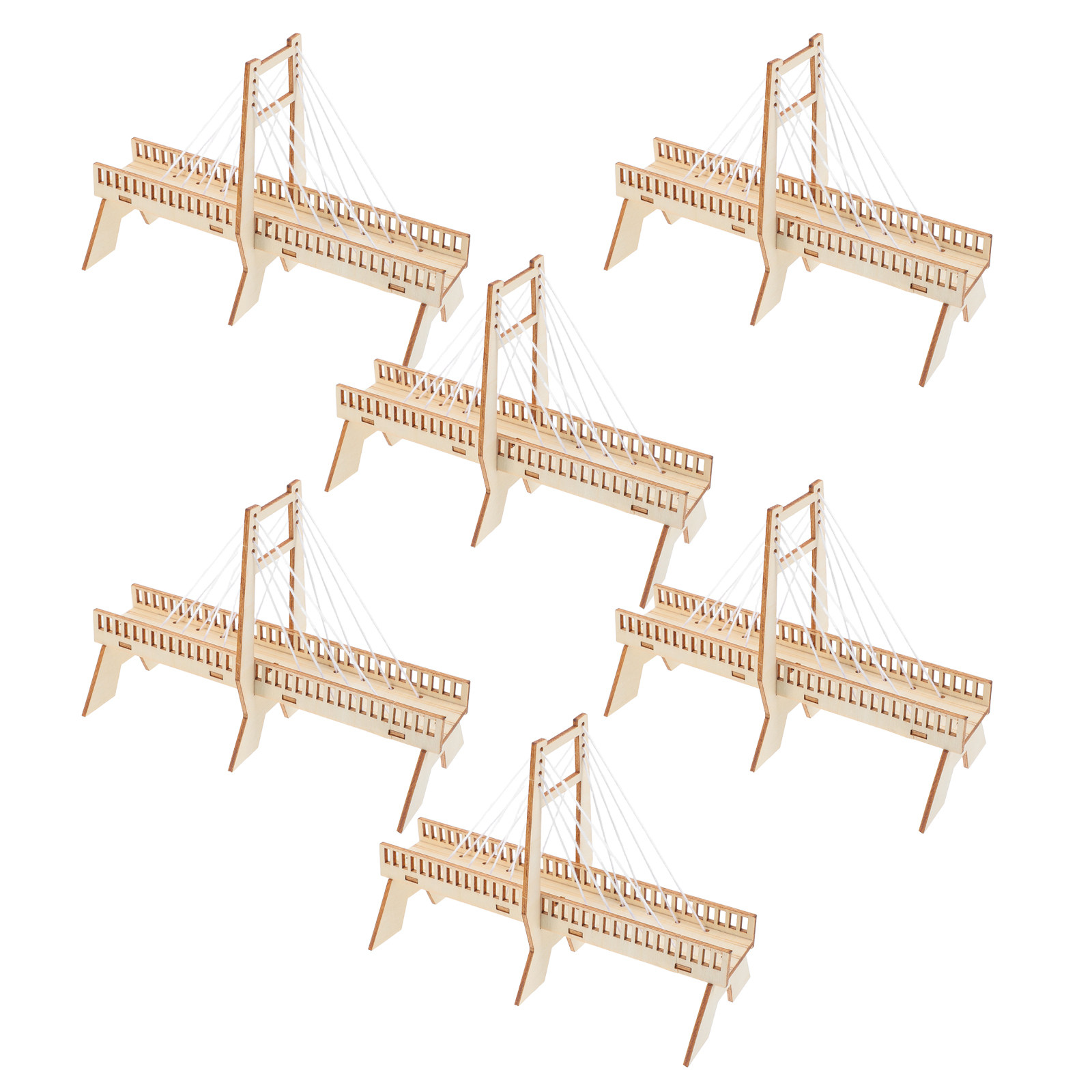 6Sets Handmade Cable-Stayed Br - Science Project Physics 评论和价格