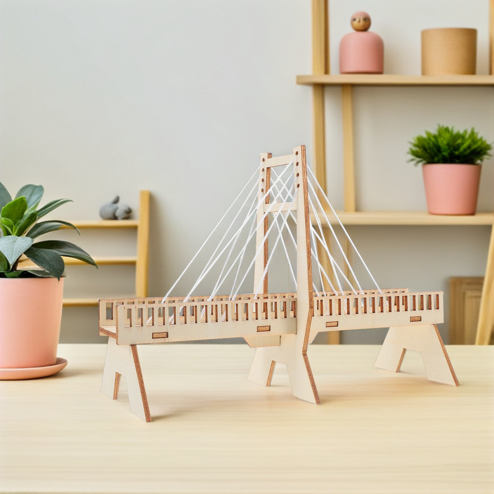 6Sets Handmade Cable-Stayed Br - Science Project Physics 评论和价格