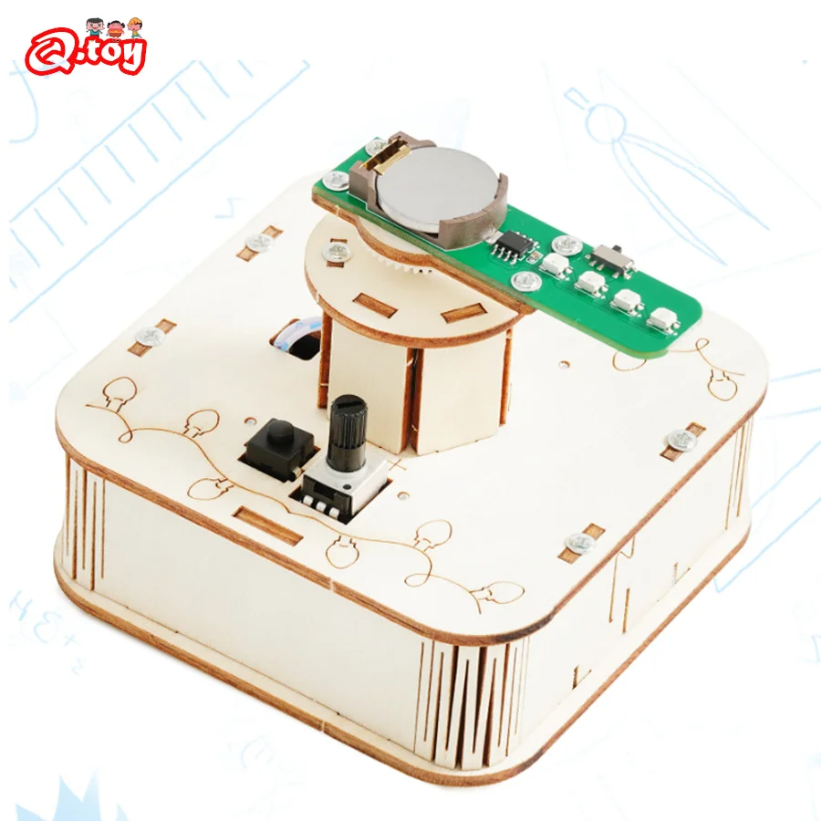 DIY Rotating Colorful Lights M - Science Project Kit 评论和价格