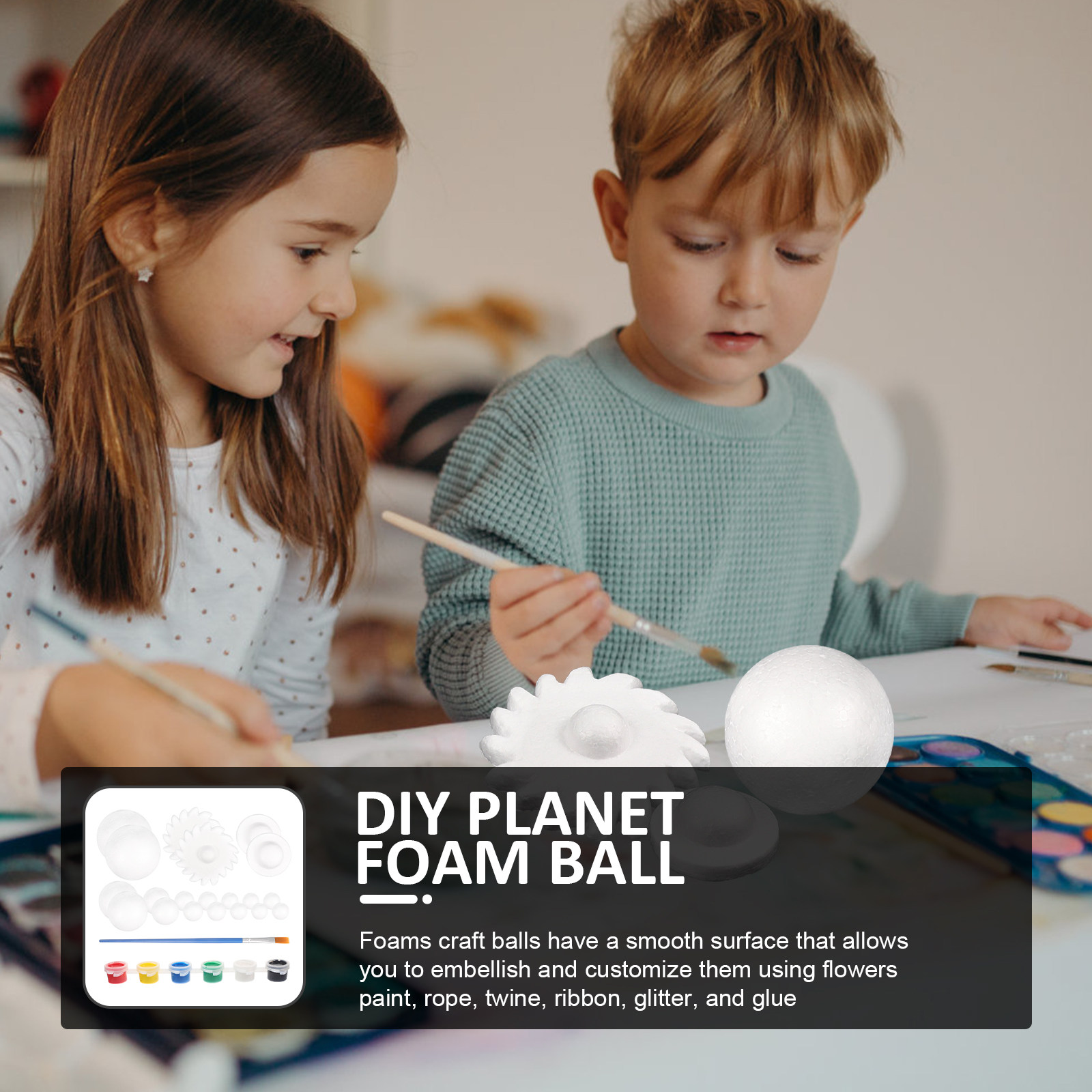 2Sets DIY Solar System Foam Ba - Science Project Diy 评论和价格